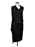 ALLSAINTS 100% Polyester Black Cocktail Dress Size 6 - photo 1