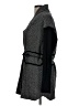 Carlisle Color Block Solid Gray Wool Cardigan Size L - photo 5