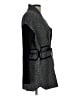 Carlisle Color Block Solid Gray Wool Cardigan Size L - photo 4