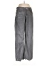 Zara Chevron-herringbone Gray Jeans Size 8 - photo 1