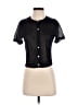 Zara Black Short Sleeve Blouse Size S - photo 1