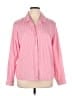 Pendleton Checkered-gingham Pink Long Sleeve Button-Down Shirt Size 20 - photo 1
