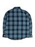 Old Navy Plaid Blue Long Sleeve Button-Down Shirt Size 8 - photo 2