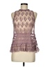Eyeshadow Purple Sleeveless Blouse Size M - photo 1