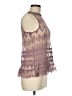 Eyeshadow Purple Sleeveless Blouse Size M - photo 4