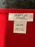 Avenue Studio Red 3/4 Sleeve Blouse Size 22 - photo 7