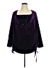 Unbranded Purple 3/4 Sleeve Blouse Size 2X - photo 1