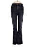 Paige Chevron-herringbone Black Jeans Size 28 waist - photo 1