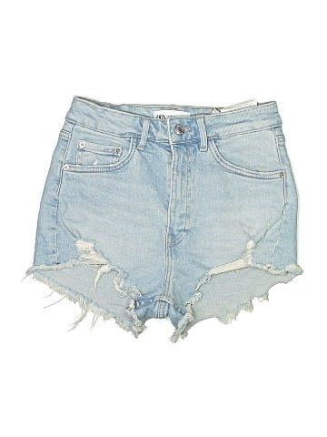 Zara Denim Shorts (view 1)