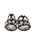 Footnotes 100% Leather Black Sandals Size 6 1/2 - photo 2