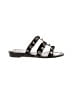 Footnotes 100% Leather Black Sandals Size 6 1/2 - photo 1