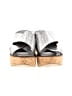 275 Central 100% Leather Silver Wedges Size EU 37 - photo 2