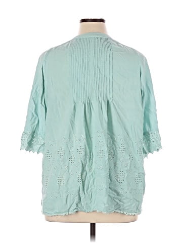 Denim 24/7 3/4 Sleeve Blouse (view 2)