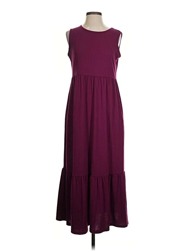 Pre-owned Anrabess Casual Dress In Burgundy