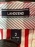 Lands' End Checkered-gingham Red Shorts Size 2 - photo 3