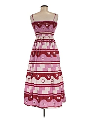 Madewell Theo Sleeveless Midi Dress in Geodaisy Batik (view 2)
