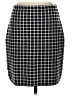 Theory 100% Wool Houndstooth Black Wool Skirt Size S - photo 2