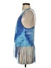 Beach by Exist 100% Cotton Blue Tank Top Size S - photo 5