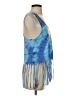 Beach by Exist 100% Cotton Blue Tank Top Size S - photo 4