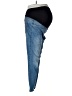 Isabel Maternity Color Block Blue Jeans Size 6 - photo 4