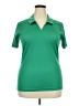 Sport-Tek 100% Polyester Green Short Sleeve Polo Size XXL - photo 1