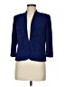 Alex Evenings Paisley Solid Blue Blazer Size 8 Petite - photo 1