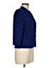 Alex Evenings Paisley Solid Blue Blazer Size 8 Petite - photo 4