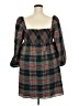 J.Crew Plaid Green Casual Dress Size 18 - photo 2