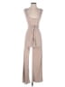 Princess Polly Solid Tan Jumpsuit Size 2 - photo 1