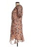 Ann Taylor LOFT 100% Polyester Print Tan Cocktail Dress Size 6 - photo 5