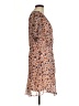 Ann Taylor LOFT 100% Polyester Print Tan Cocktail Dress Size 6 - photo 4