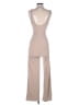 Princess Polly Solid Tan Jumpsuit Size 2 - photo 2