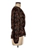 Nine Britton 100% Polyester Brown Long Sleeve Blouse Size M - photo 4