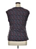 Tahari Blue Short Sleeve Top Size XL - photo 2