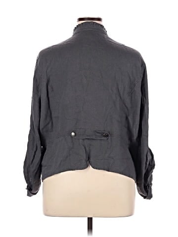 Maurices 3/4 Sleeve Button-Down Shirt (view 2)