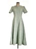 Shein 100% Polyester Chevron-herringbone Green Casual Dress Size 6 - photo 1