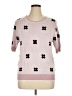 Unbranded 100% Viscose Polka Dots Pink Pullover Sweater Size XL - photo 1