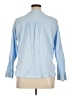 Unbranded 100% Cotton Blue Long Sleeve Blouse Size XL - photo 2