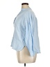 Unbranded 100% Cotton Blue Long Sleeve Blouse Size XL - photo 5