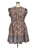 Universal Thread Paisley Brown Casual Dress Size 2X - photo 1