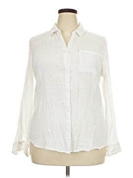 Beach Lunch Lounge Long Sleeve Button Down Shirt