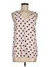 Lark & Ro 100% Polyester Ivory Tank Top Size 6 - photo 1