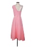 Reiss 100% Polyester Solid Pink Cocktail Dress Size 4 - photo 2