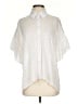 Alice + Olivia Stripes Ivory Short Sleeve Blouse Size S - photo 1