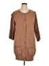 Silhouettes 100% Cotton Brown Cardigan Size XL - photo 1