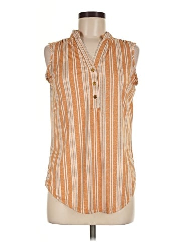 Assorted Brands Sleeveless Button-Down Shirt (view 1)