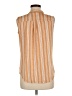 Assorted Brands Orange Sleeveless Button-Down Shirt Size M - photo 2