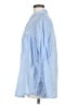 Gap 100% Linen Blue Long Sleeve Button-Down Shirt Size M (estimated) - photo 5
