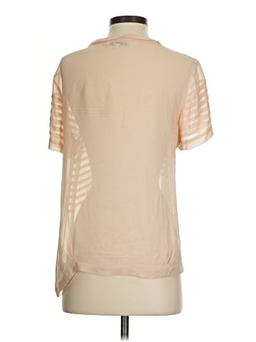 Broadway & Broome Short Sleeve Silk Top (view 2)