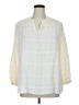 Old Navy 100% Rayon Ivory 3/4 Sleeve Blouse Size XL - photo 1